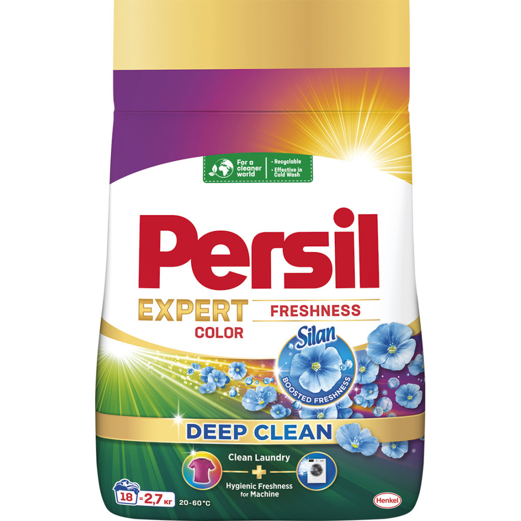 Пральний порошок Persil Expert Deep Clean Автомат Color Свіжість від Silan 2.7 кг (9000101806335) Пральний порошок Persil Expert Deep Clean Автомат Color Свіжість від Silan 2.7 кг (9000101806335)