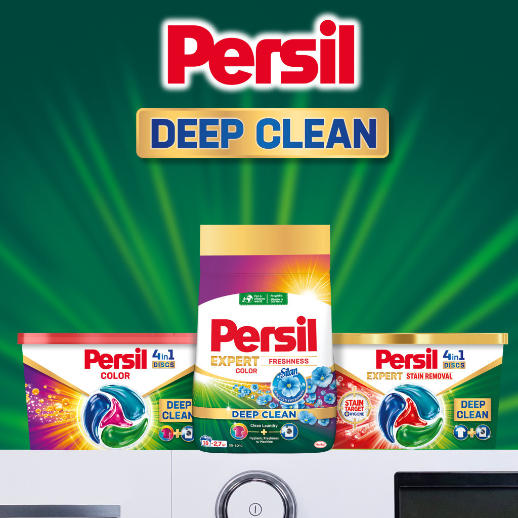 Пральний порошок Persil Expert Deep Clean Автомат Color Свіжість від Silan 1.2 кг (9000101804652) - фото 6 Пральний порошок Persil Expert Deep Clean Автомат Color Свіжість від Silan 1.2 кг (9000101804652) - фото 6