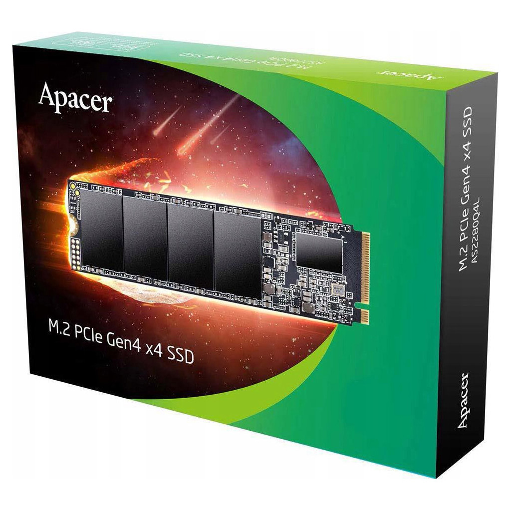Накопичувач SSD M.2 2280 512GB Apacer (AP512GAS2280Q4X-1) - фото 2 Накопичувач SSD M.2 2280 512GB Apacer (AP512GAS2280Q4X-1) - фото 2