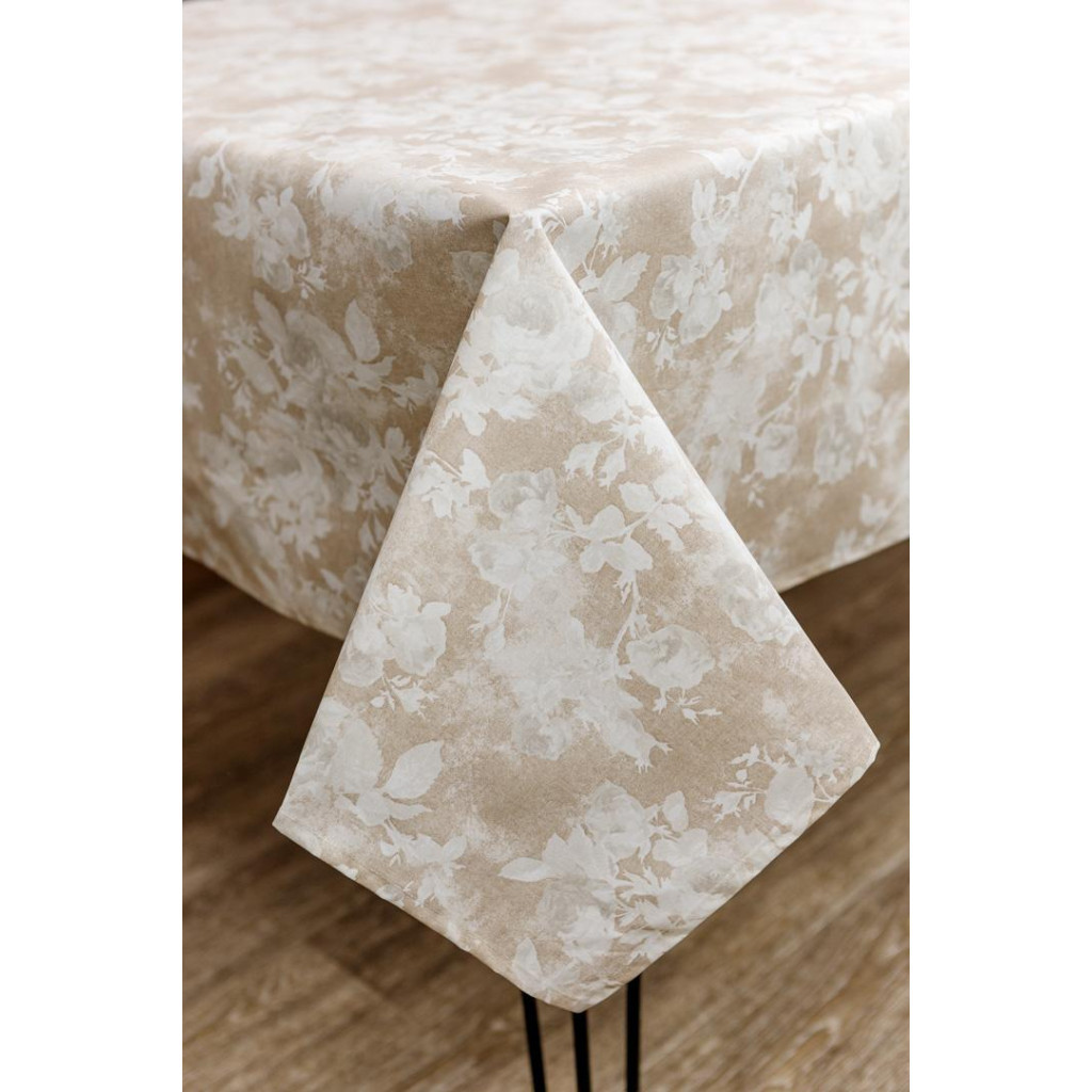 Скатертина Прованс непромокаюча Simfoni Алюр беж 180х136 см (033561) Скатертина Прованс непромокаюча Simfoni Алюр беж 180х136 см (033561)