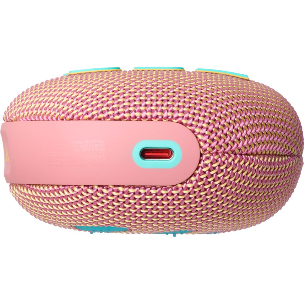 Акустична система JBL Clip 5 Pink (JBLCLIP5PINK) - фото 4 Акустична система JBL Clip 5 Pink (JBLCLIP5PINK) - фото 4