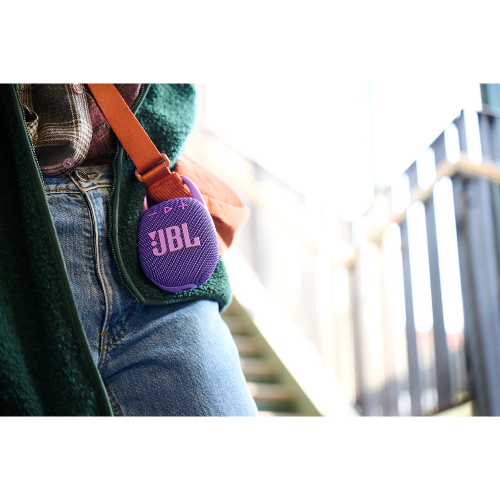 Акустична система JBL Clip 5 Purple (JBLCLIP5PUR) - фото 7 Акустична система JBL Clip 5 Purple (JBLCLIP5PUR) - фото 7