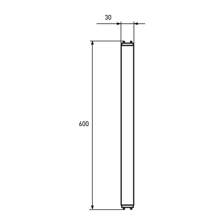 Лампочка Eurolamp T8 скло 9W 6500K (LED-T8-9W/6500(OS)) - фото 3