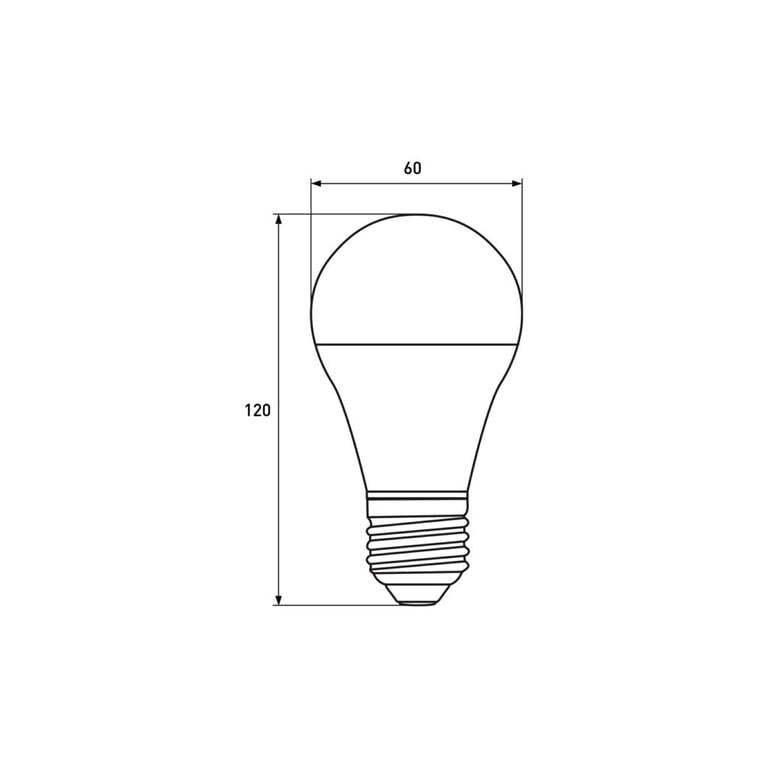 Лампочка Eurolamp LED ECO A60 12W E27 4000K 12-48V (LED-A60-12274(12-48V)) - фото 4