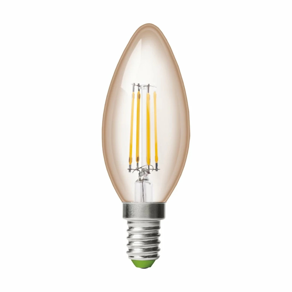 Лампочка Eurolamp LED CL 6W 620 Lm E14 3000K deco 2шт (MLP-LED-CL-06143(Amber)) - фото 2 Лампочка Eurolamp LED CL 6W 620 Lm E14 3000K deco 2шт (MLP-LED-CL-06143(Amber)) - фото 2