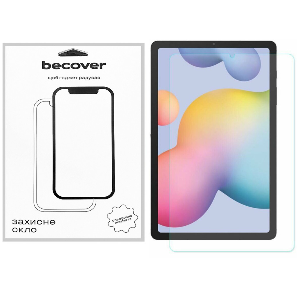 Скло захисне BeCover Samsung Galaxy Tab S6 Lite (2024) 10.4" P620/P625/P627 (710801) - фото 1 Скло захисне BeCover Samsung Galaxy Tab S6 Lite (2024) 10.4" P620/P625/P627 (710801) - фото 1