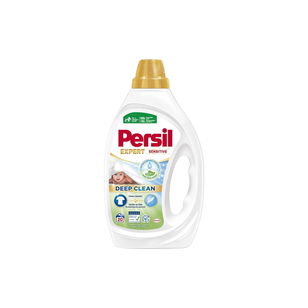 Гель для прання Persil Expert Sensitive Deep Clean 900 мл (9000101805871) - фото 1
