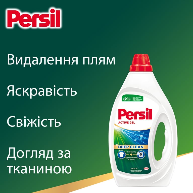 Гель для прання Persil Active Gel Deep Clean 1.98 л (9000101574241) - фото 4