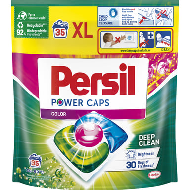 Капсули для прання Persil Power Caps Color Deep Clean 35 шт. (9000101801958) - фото 1