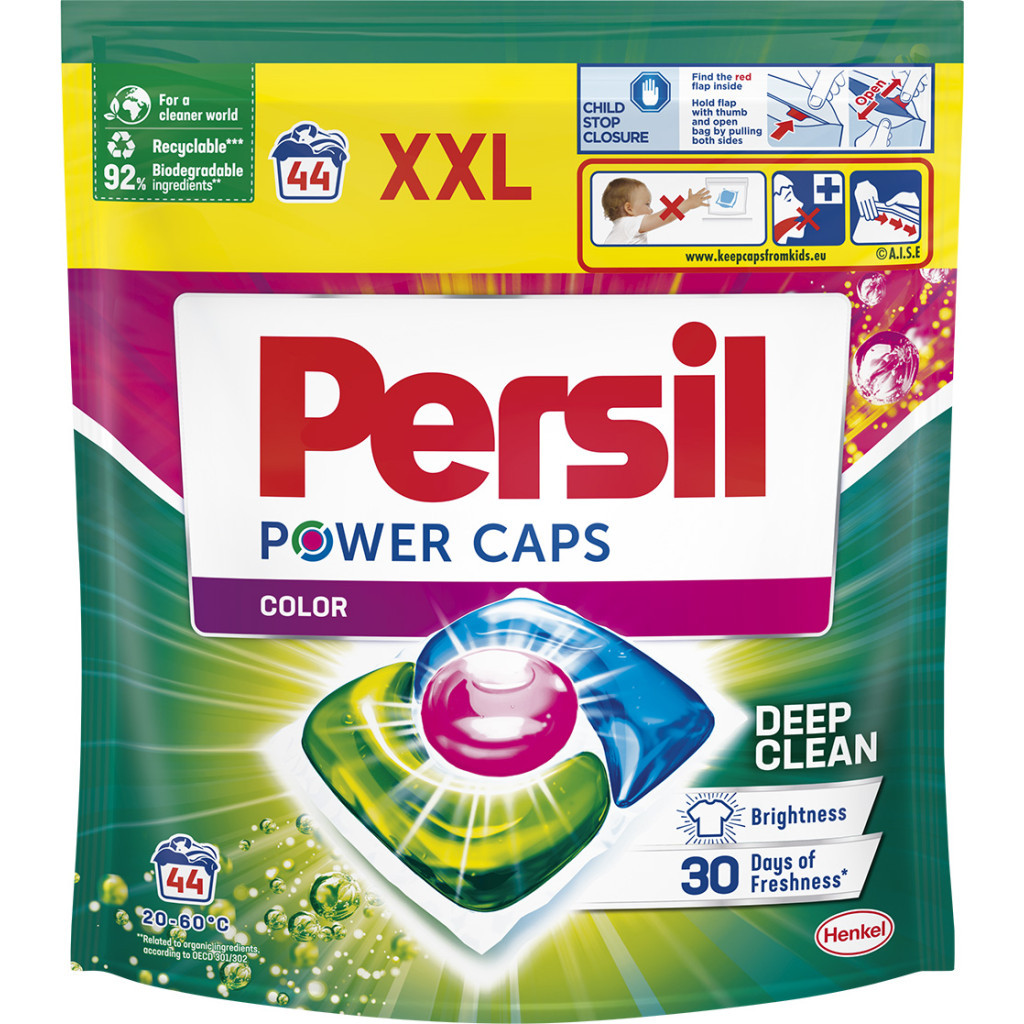 Капсули для прання Persil Power Caps Color Deep Clean 44 шт. (9000101805161) Капсули для прання Persil Power Caps Color Deep Clean 44 шт. (9000101805161)