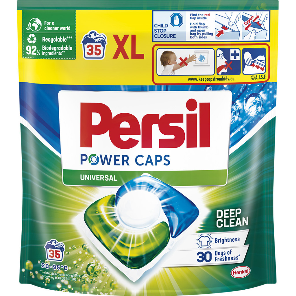 Капсули для прання Persil Power Caps Universal Deep Clean 35 шт. (9000101801989) - фото 1 Капсули для прання Persil Power Caps Universal Deep Clean 35 шт. (9000101801989) - фото 1