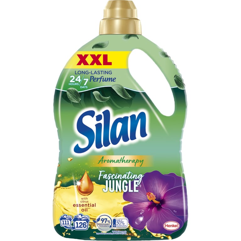 Кондиціонер для білизни Silan Aromatherapy Дивовижні Джунглі 2772 мл (9000101581911) - фото 1