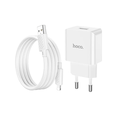 Зарядний пристрій HOCO C106A charger set(iP) White (6931474783899) - фото 1