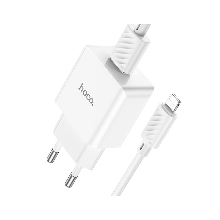 Зарядний пристрій HOCO C106A charger set(iP) White (6931474783899) - фото 3