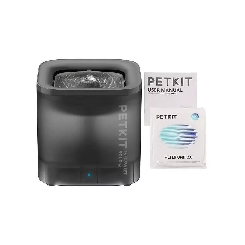 Універсальний посуд для тварин Petkit Поилка Eversweet Solo SE Smart Pet Drinking Fountain (Grey) (733937) - фото 2 Універсальний посуд для тварин Petkit Поилка Eversweet Solo SE Smart Pet Drinking Fountain (Grey) (733937) - фото 2