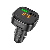 FM модулятор BOROFONE BC43 Flash 2 x USB Black (BC43B) - фото 1