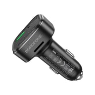 FM модулятор BOROFONE BC43 Flash 2 x USB Black (BC43B) - фото 3