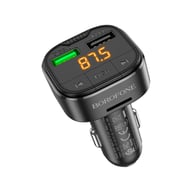 FM модулятор BOROFONE BC43 Flash 2 x USB Black (BC43B) - фото 4