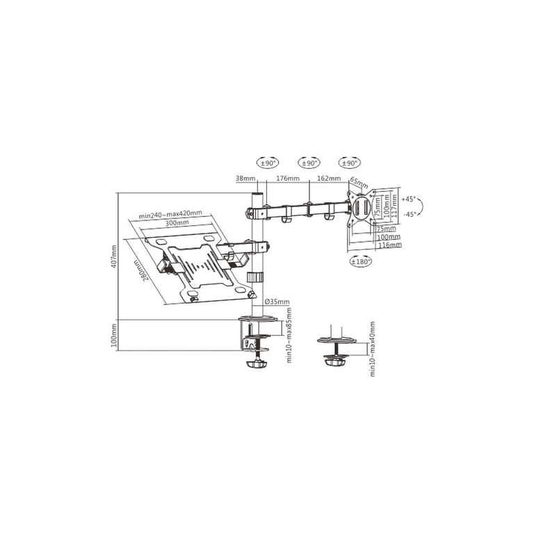 Кронштейн HiSmart HS082413 - фото 3
