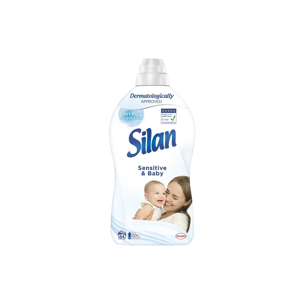 Кондиціонер для білизни Silan Sensitive & Baby 1408 мл (9000101801064)