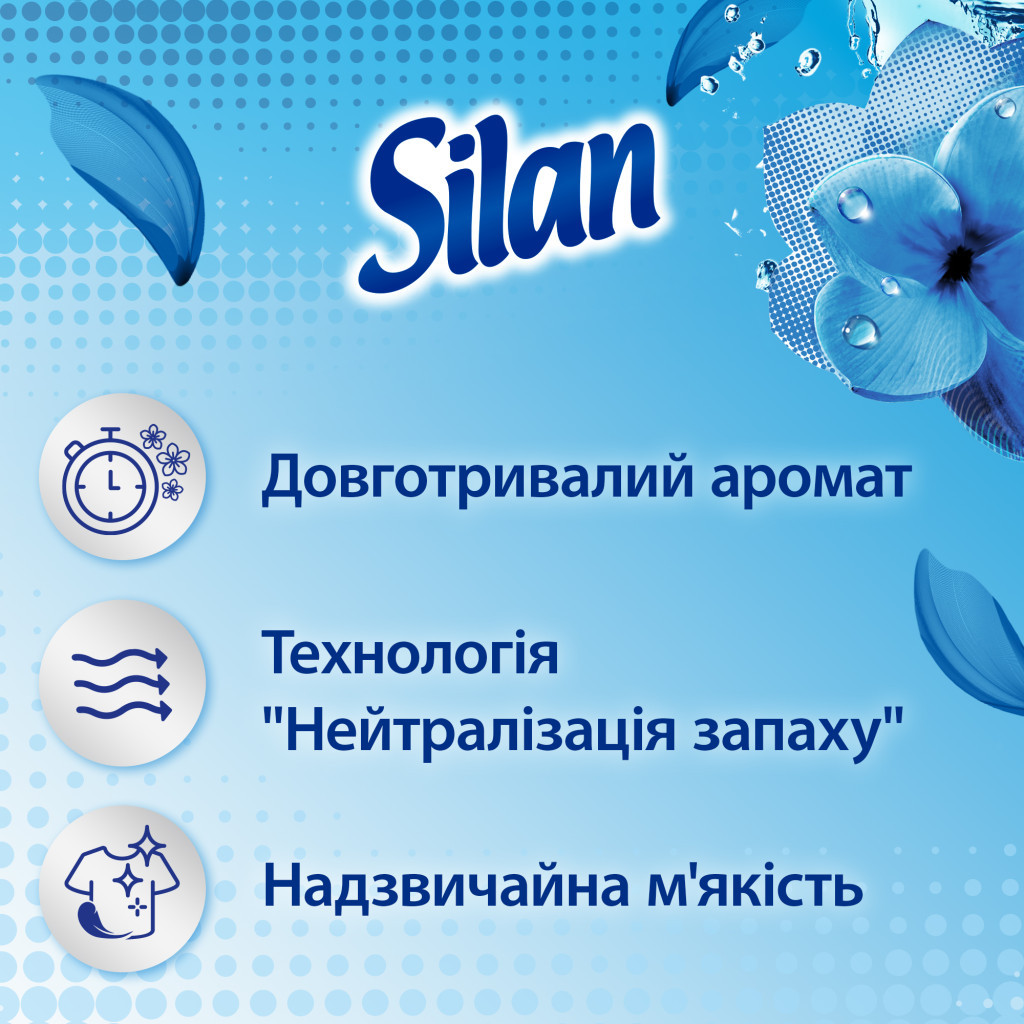 Кондиціонер для білизни Silan Fresh Control Cool Fresh 770 мл (9000101583861) - фото 2 Кондиціонер для білизни Silan Fresh Control Cool Fresh 770 мл (9000101583861) - фото 2