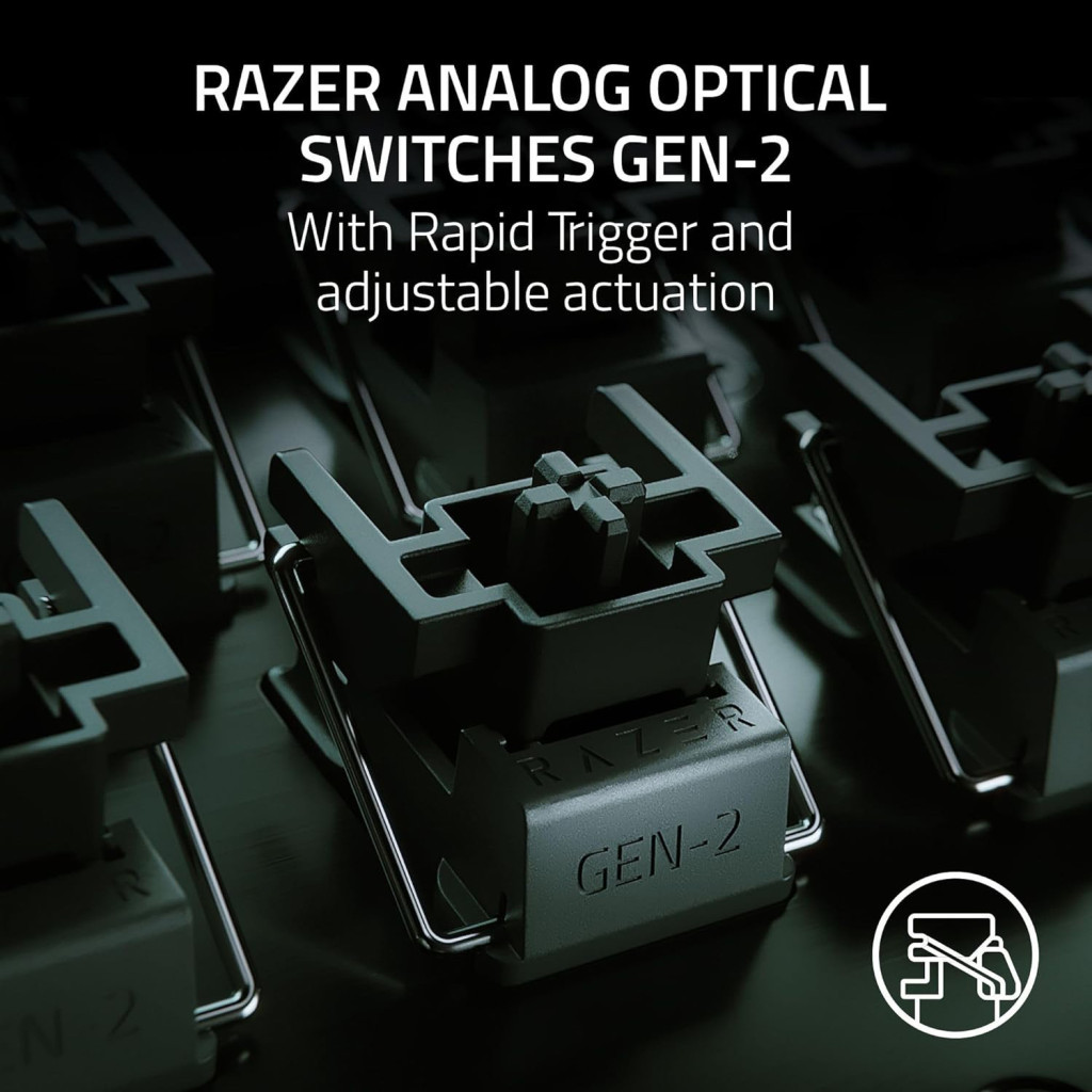Клавіатура Razer Huntsman V3 Pro USB UA Black (RZ03-04970100-R3M1) - фото 5 Клавіатура Razer Huntsman V3 Pro USB UA Black (RZ03-04970100-R3M1) - фото 5