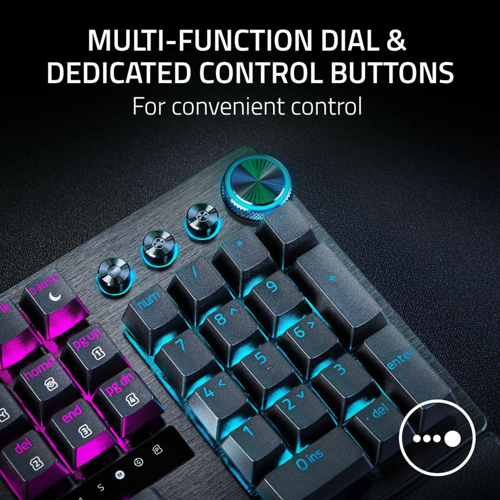 Клавіатура Razer Huntsman V3 Pro USB UA Black (RZ03-04970100-R3M1) - фото 7 Клавіатура Razer Huntsman V3 Pro USB UA Black (RZ03-04970100-R3M1) - фото 7