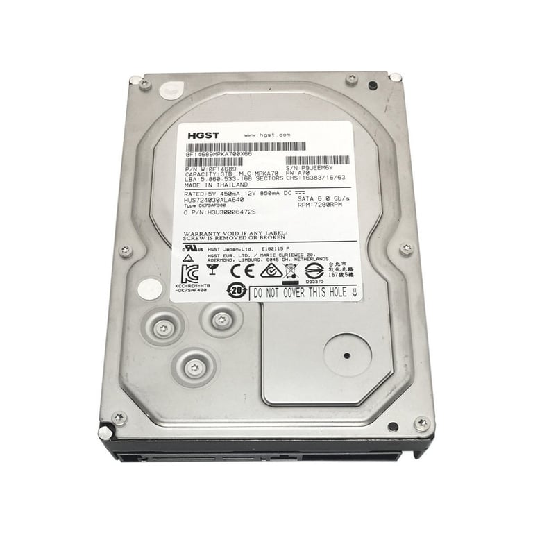 Жорсткий диск 3.5″ 3TB WDC Hitachi HGST (# HUS724030ALA640 #)