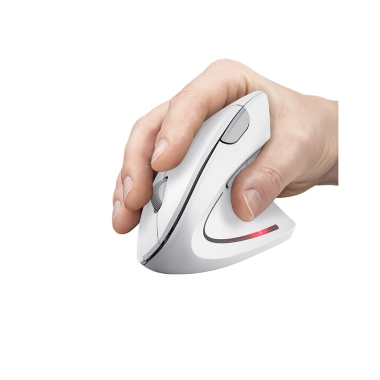 Мишка Trust Verto Ergonomic Wireless White (25132) - фото 6