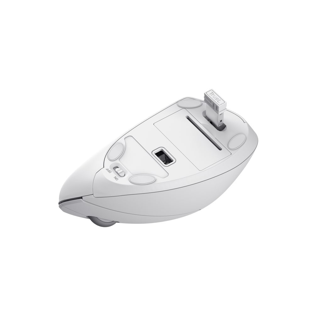 Мишка Trust Verto Ergonomic Wireless White (25132) - фото 7 Мишка Trust Verto Ergonomic Wireless White (25132) - фото 7