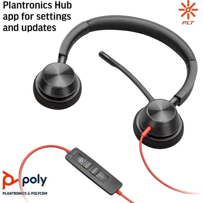 Навушники Poly Blackwire 3320-M USB-A/C (8X220AA) - фото 4