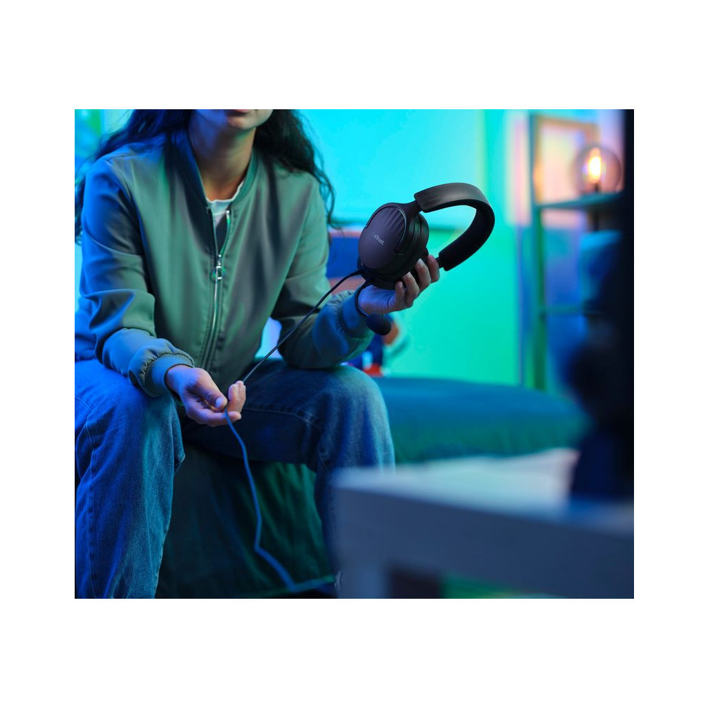 Навушники Trust GXT 490 Fayzo 7.1 USB-A Black (24900) - фото 9 Навушники Trust GXT 490 Fayzo 7.1 USB-A Black (24900) - фото 9