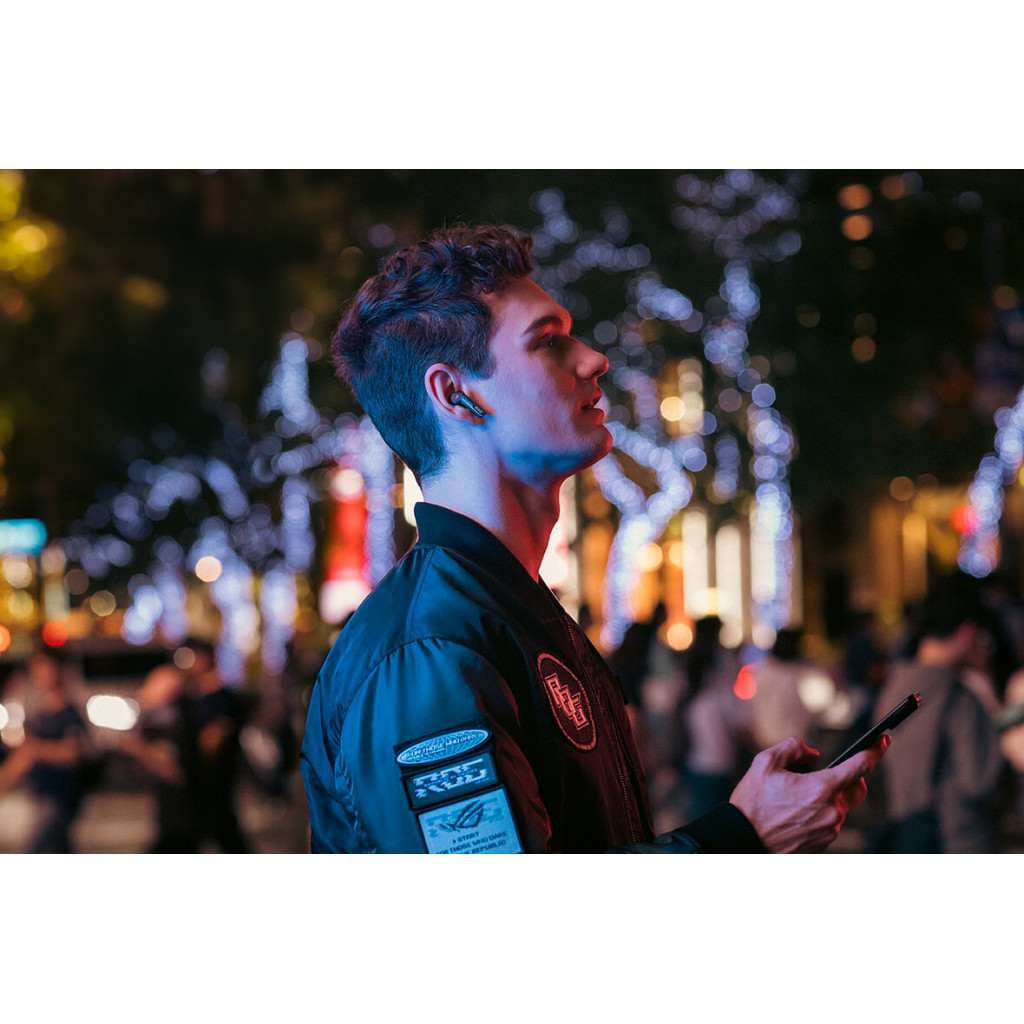 Навушники ASUS ROG Cetra True Wireless SpeedNova Black (90YH03Y0-BTUA00) - фото 2 Навушники ASUS ROG Cetra True Wireless SpeedNova Black (90YH03Y0-BTUA00) - фото 2