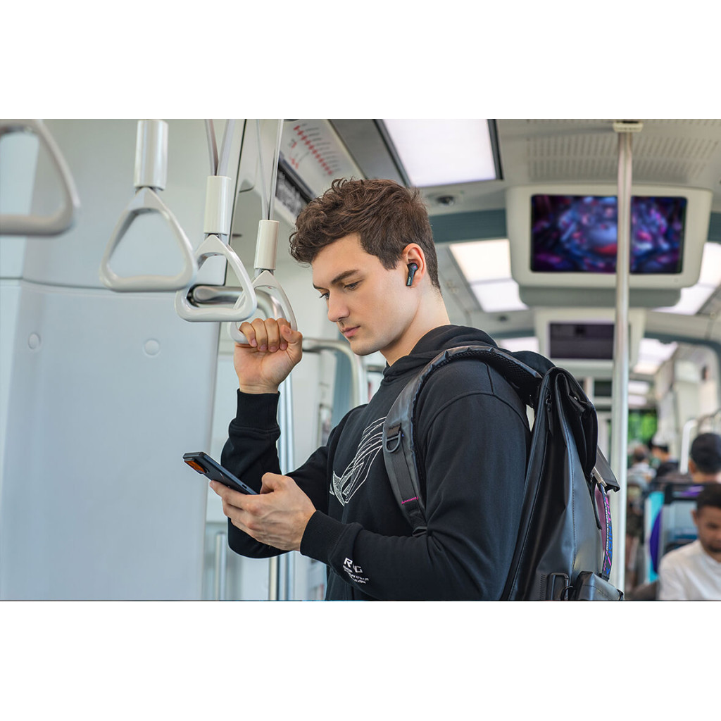 Навушники ASUS ROG Cetra True Wireless SpeedNova Black (90YH03Y0-BTUA00) - фото 3 Навушники ASUS ROG Cetra True Wireless SpeedNova Black (90YH03Y0-BTUA00) - фото 3