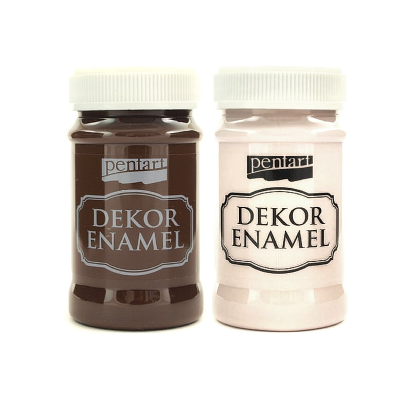 Акрилові фарби Pentart Dekor Enamel глянцева, Біла, 100 мл (5997412795677) - фото 1
