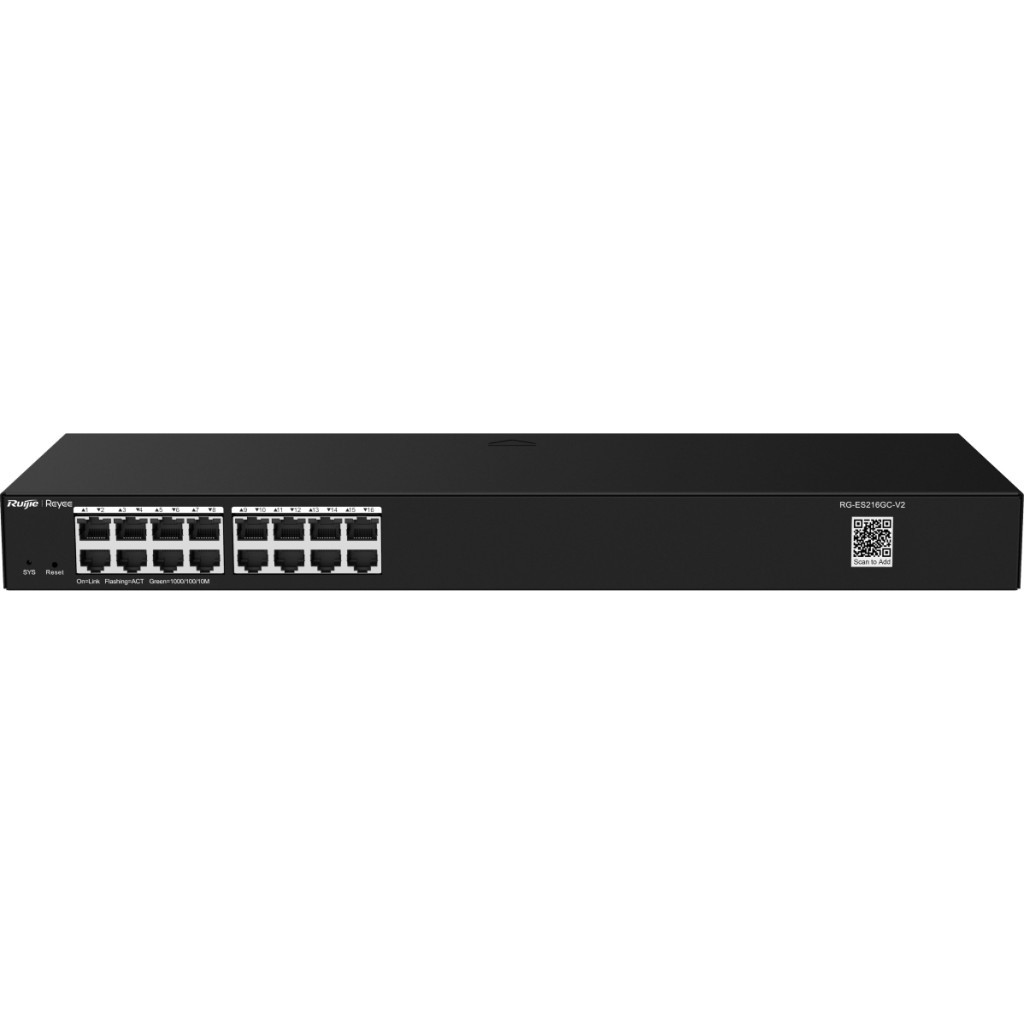Комутатор мережевий Ruijie Networks RG-ES216GC-V2 - фото 1