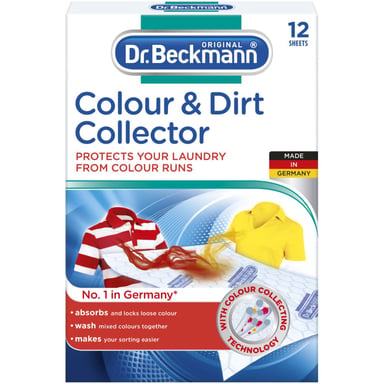 Серветки для прання Dr. Beckmann Пастка для кольору та бруду 12 шт. (4008455413211) - фото 1