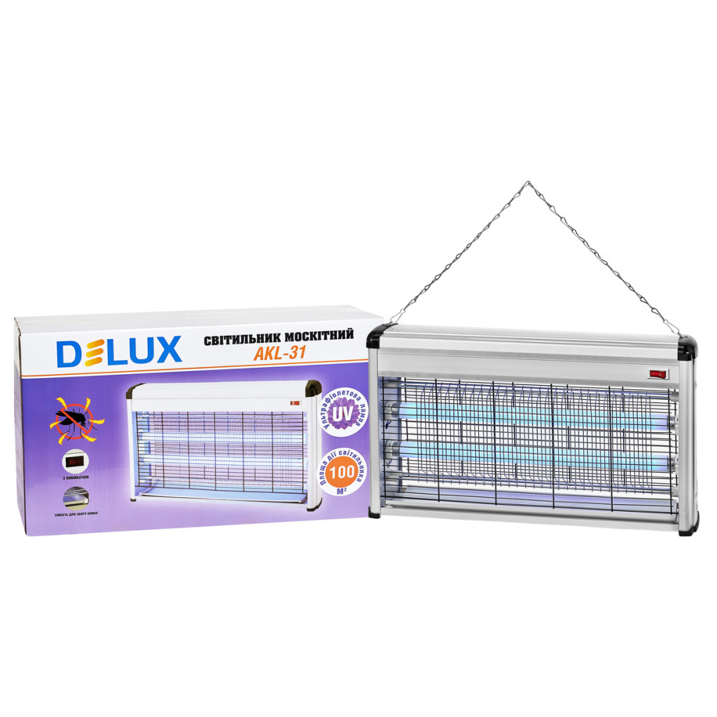 Світильник Delux Знищувач комах AKL-31 (90011593) - фото 3 Світильник Delux Знищувач комах AKL-31 (90011593) - фото 3