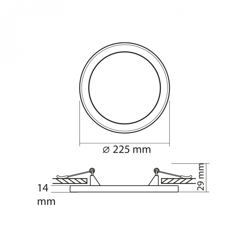 Світильник Videx VL-DL4R-1852 - фото 10 Світильник Videx VL-DL4R-1852 - фото 10