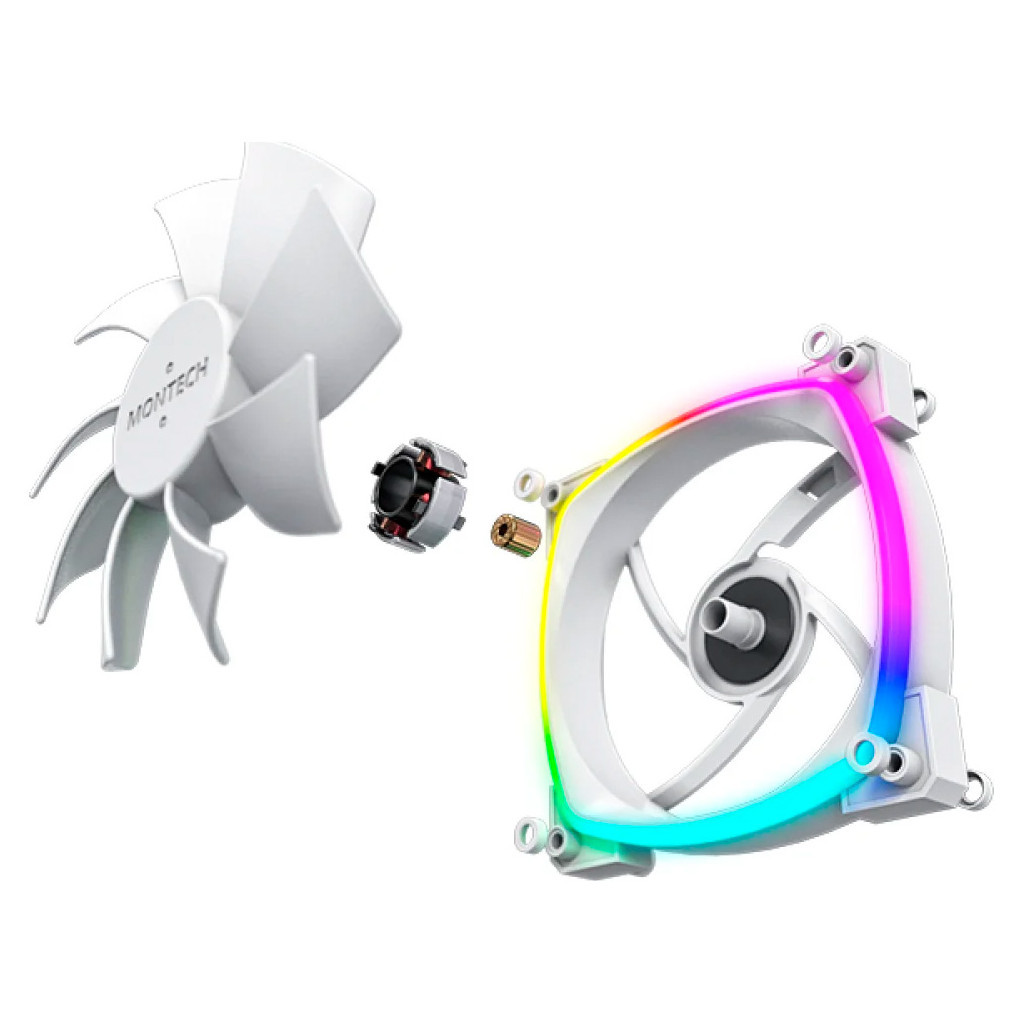 Кулер до корпусу MONTECH AX120 PWM WHITE - фото 7 Кулер до корпусу MONTECH AX120 PWM WHITE - фото 7