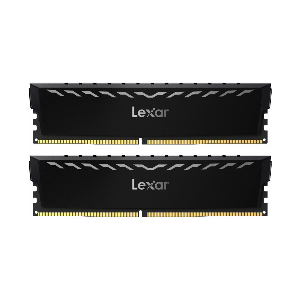 Модуль пам'яті для комп'ютера DDR4 16GB (2x8GB) 3600 MHz THOR Black Lexar (LD4U08G36C18LG-RGD) - фото 1