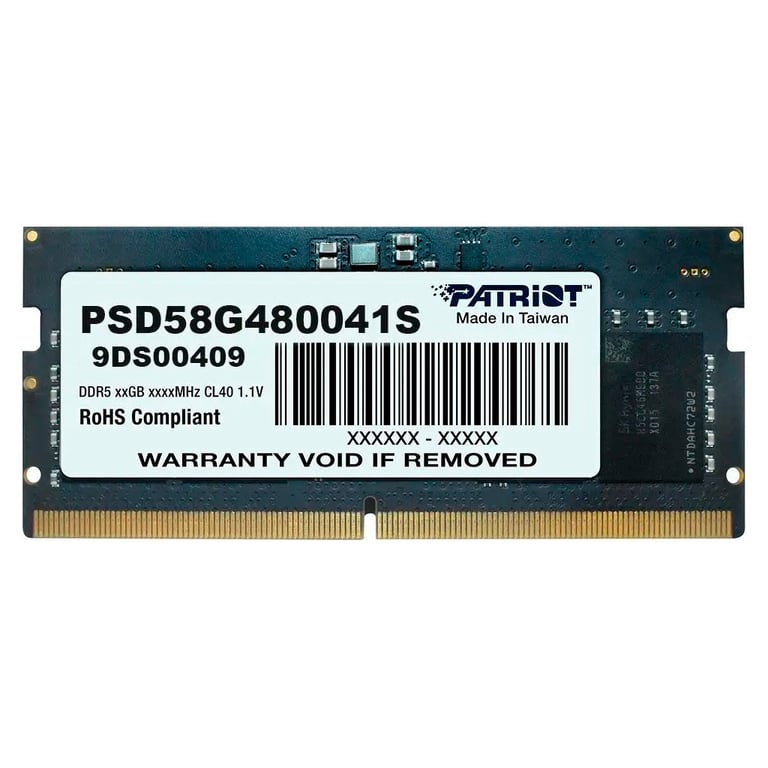 Модуль пам'яті для ноутбука SoDIMM DDR5 8GB 4800 MHz Patriot (PSD58G480041S) - фото 1