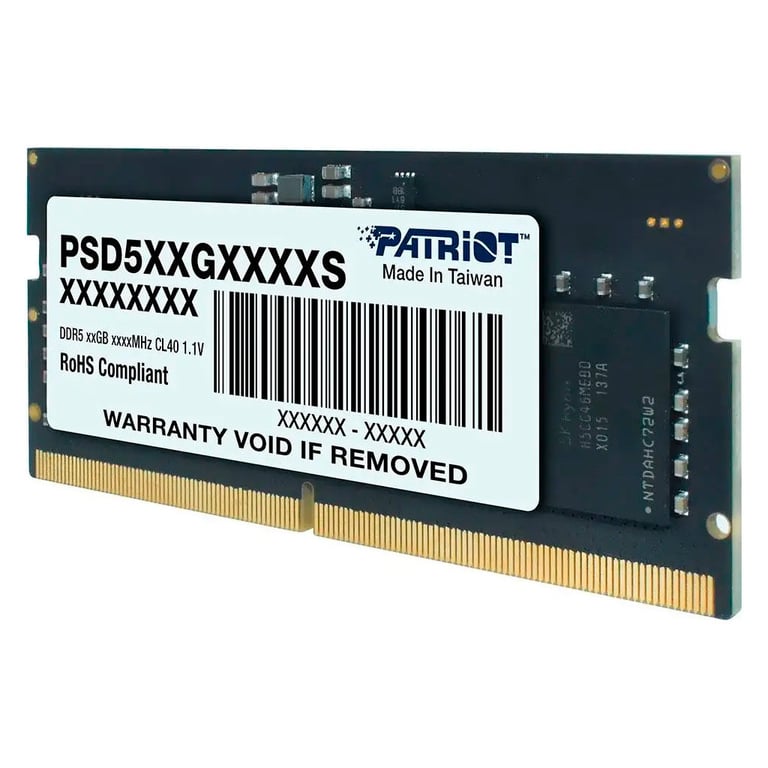 Модуль пам'яті для ноутбука SoDIMM DDR5 8GB 4800 MHz Patriot (PSD58G480041S) - фото 2