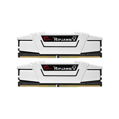 Модуль пам'яті для комп'ютера DDR4 32GB (2x16G) 3600 MHz RipjawsV White G.Skill (F4-3600C18D-32GVW) - фото 1