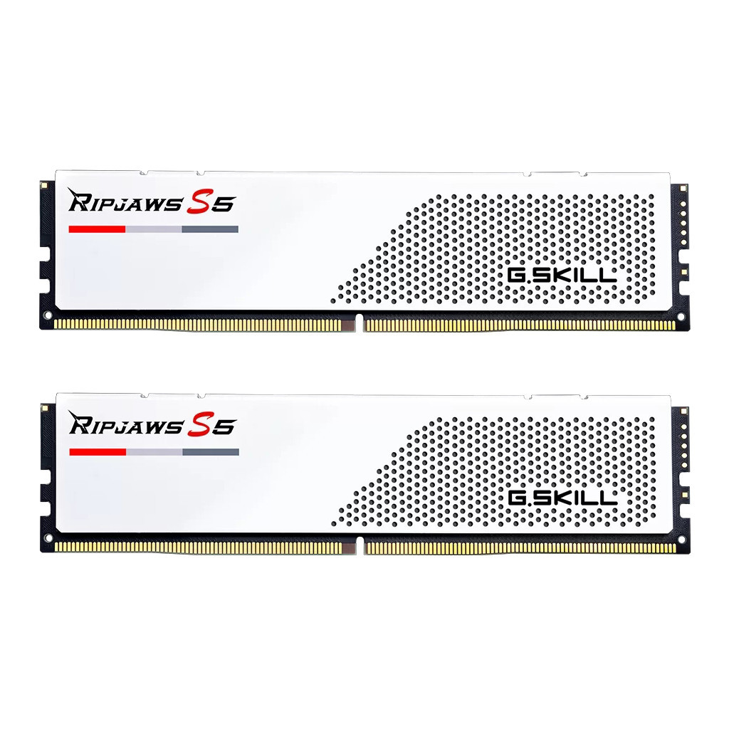 Модуль пам%27яті для комп%27ютера DDR5 32GB (2x16GB) 5600 MHz Ripjaws S5 White G.Skill (F5-5600J4040C16GX2-RS5W) Модуль пам%27яті для комп%27ютера DDR5 32GB (2x16GB) 5600 MHz Ripjaws S5 White G.Skill (F5-5600J4040C16GX2-RS5W)