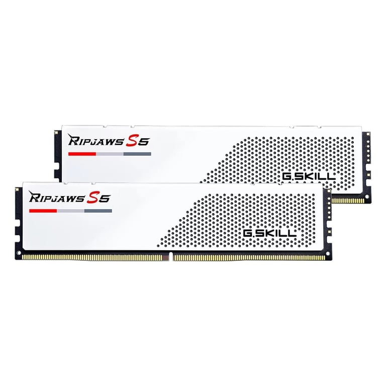 Модуль пам'яті для комп'ютера DDR5 32GB (2x16GB) 5600 MHz Ripjaws S5 White G.Skill (F5-5600J4040C16GX2-RS5W) - фото 3