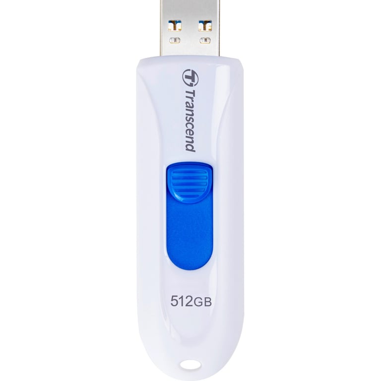 USB флеш накопичувач Transcend 512GB JetFlash 790 White USB 3.1 (TS512GJF790W) - фото 1
