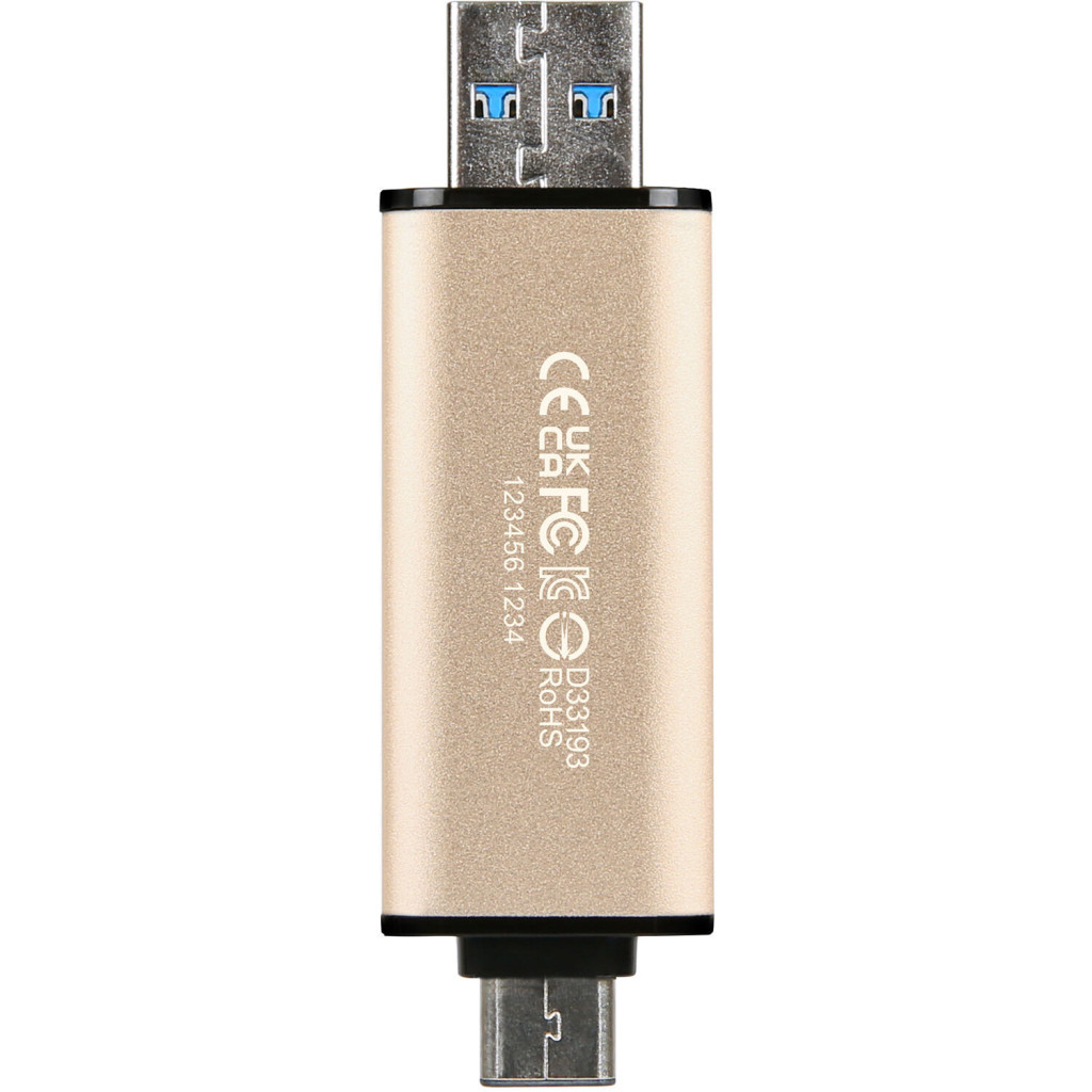 USB флеш накопичувач Transcend 512GB JetFlash 930C Gold-Black USB 3.2/Type-C (TS512GJF930C) - фото 6 USB флеш накопичувач Transcend 512GB JetFlash 930C Gold-Black USB 3.2/Type-C (TS512GJF930C) - фото 6