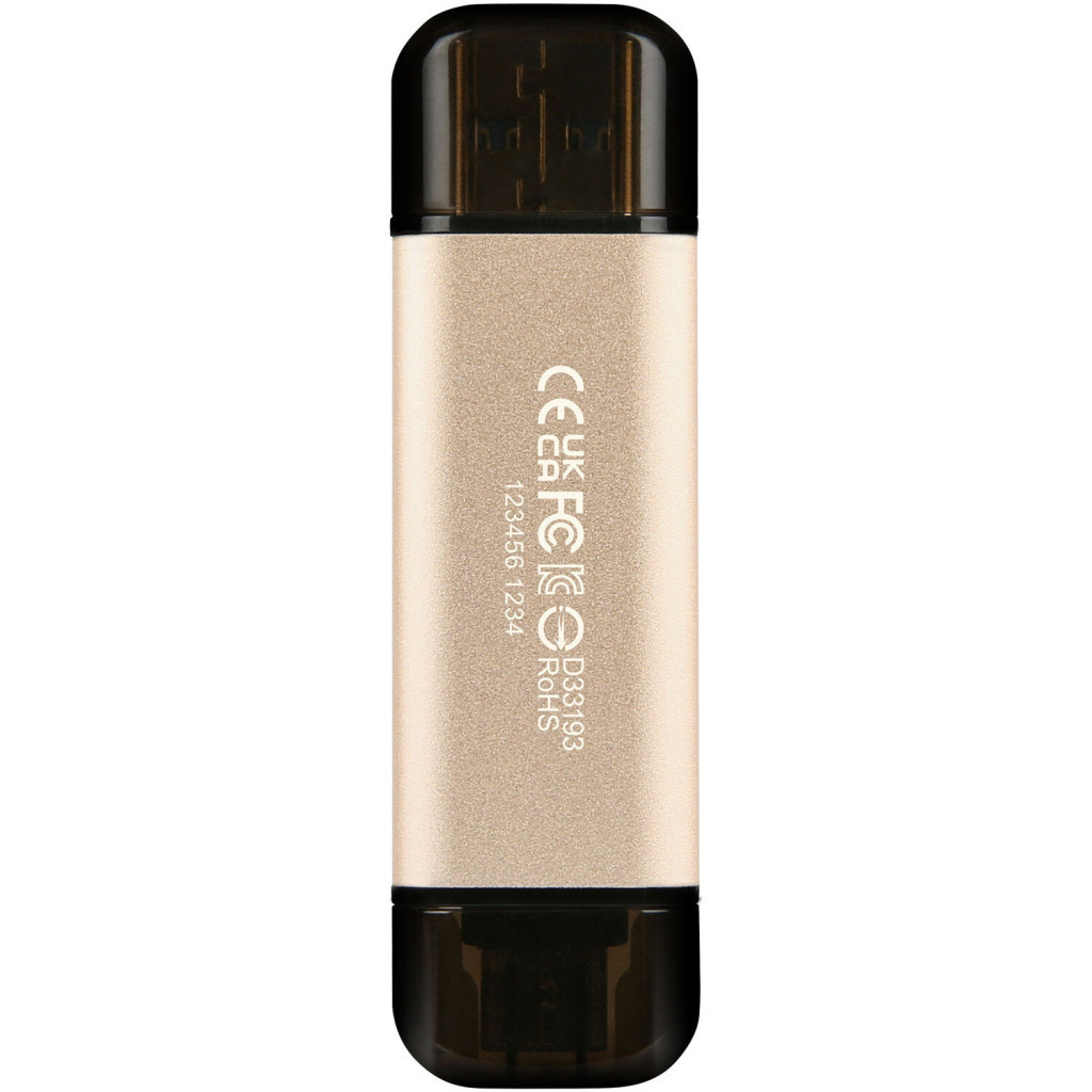 USB флеш накопичувач Transcend 512GB JetFlash 930C Gold-Black USB 3.2/Type-C (TS512GJF930C) - фото 7 USB флеш накопичувач Transcend 512GB JetFlash 930C Gold-Black USB 3.2/Type-C (TS512GJF930C) - фото 7