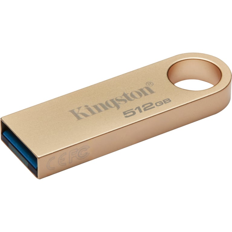 USB флеш накопичувач Kingston 512GB DataTraveler SE9 G3 Gold USB 3.2 (DTSE9G3/512GB) - фото 1